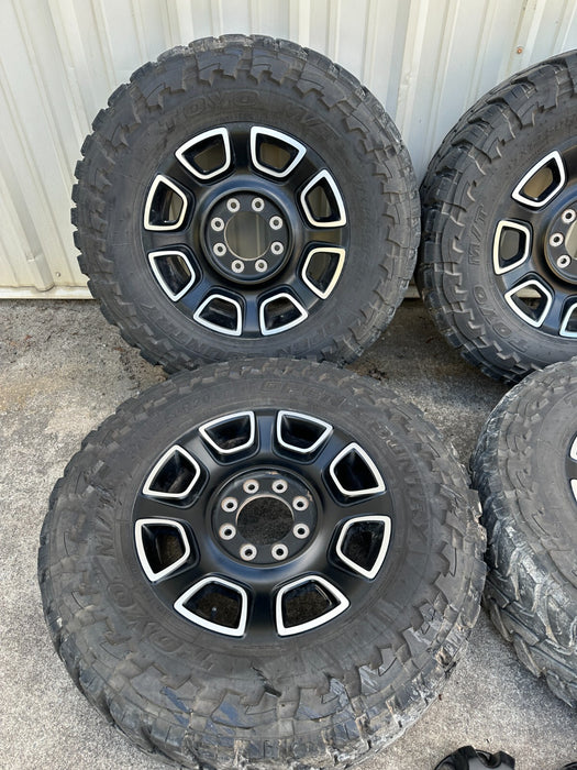 2024 FORD F250 F350 PLATINUM FACTORY WHEELS RIMS SET 20X8 20" PC3C 1007 HA OEM