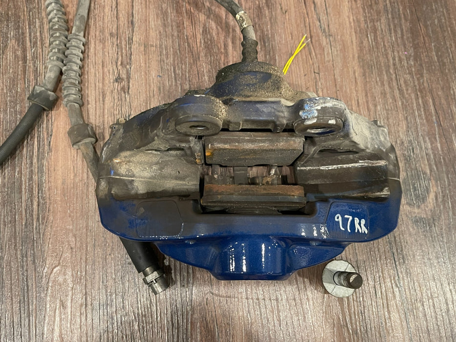 2020 BMW M4 F82 FRONT REAR LEFT RIGHT BLUE BREMBO BRAKE CALIPERS (448) OEM *READ