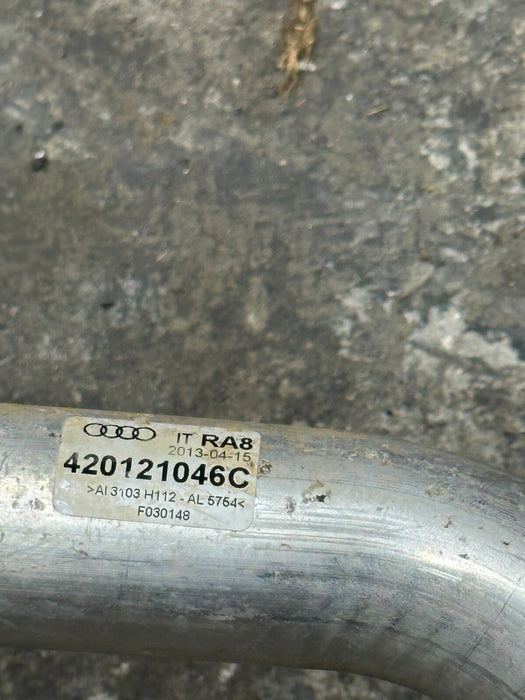 2014 AUDI R8 V10 FRONT COOLANT HOSE 420121046C 420 121 046 C OEM ~MINOR DENT~