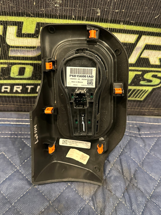 2024 DODGE RAM 3500 LARAMIE HEADLIGHT LAMP BUTTON SWITCH BEZEL OEM 68156061AD