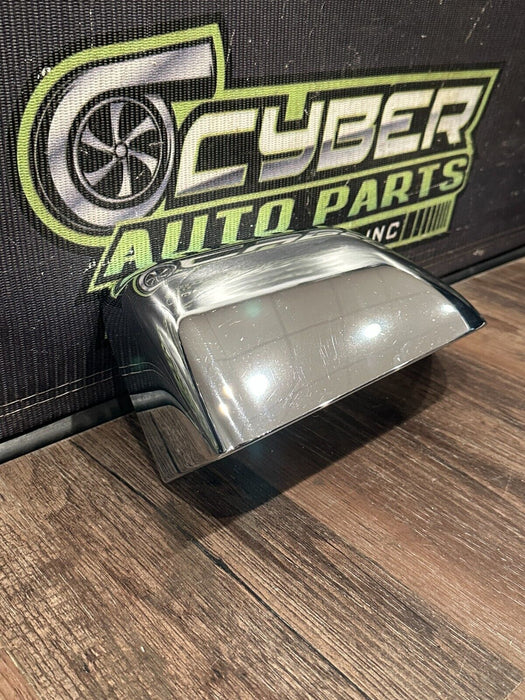 2017-19 FORD F250 F350 F450 DRIVER LEFT CHROME MIRROR CAP OEM HC3B-17D743