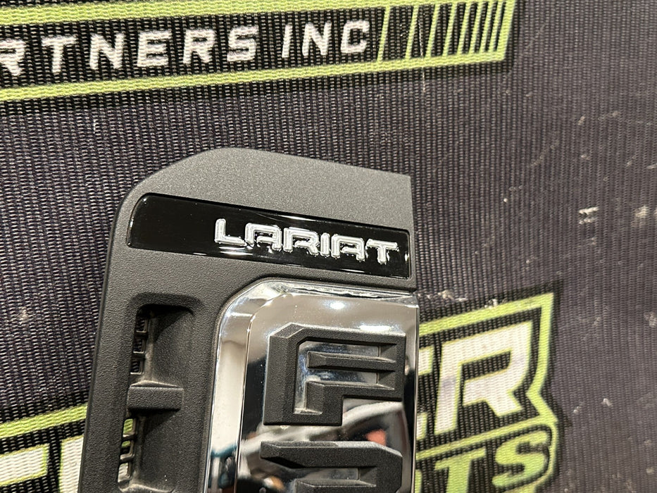 2023-2024 FORD F350 DRIVER LEFT CHROME FENDER BADGE EMBLEM OEM