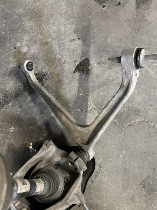 2017 AUDI R8 5.2L V10 REAR RIGHT KNUCKLE CONTROL ARM W/ AXLE ASSEMBLY 2018 OEM