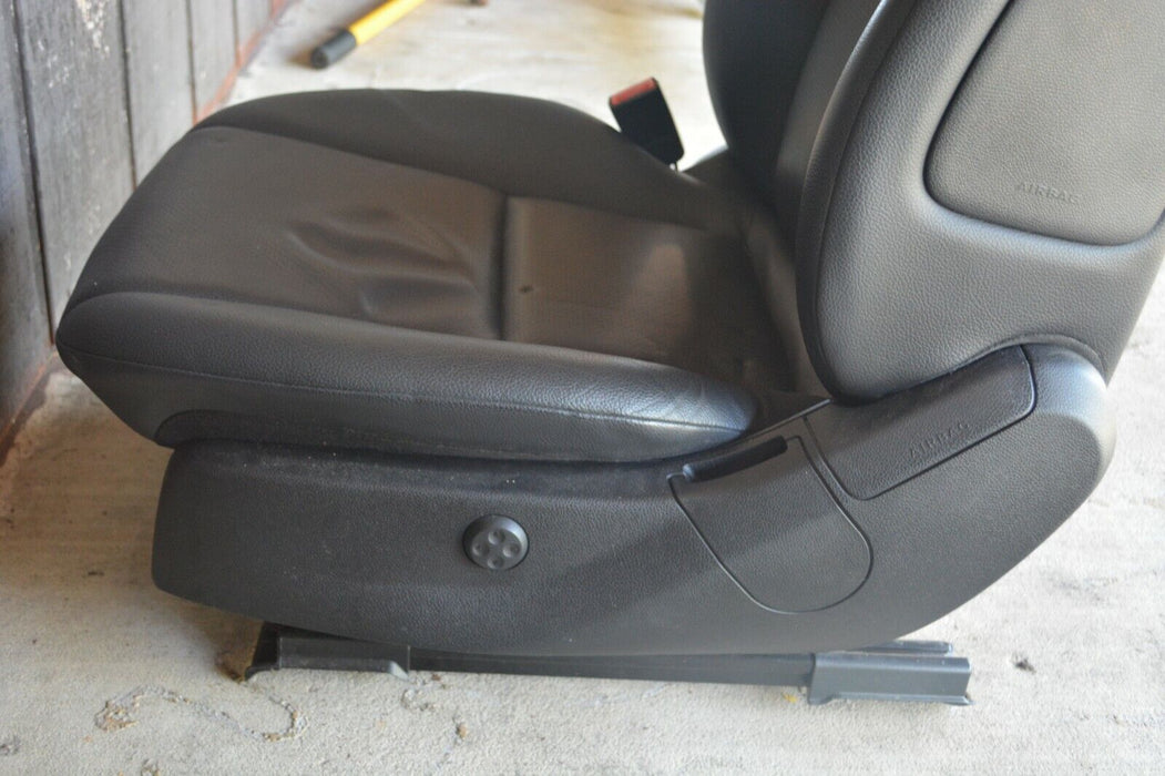 2013 MERCEDES BENZ C300 FRONT SEATS LEFT RIGHT PAIR BLACK LEATHER COMPLETE OEM