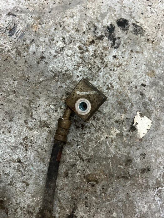 2016 2019 NISSAN TITAN XD FRONT DRIVER'S BRAKE CALIPER W/ BRAKE HOSE OEM