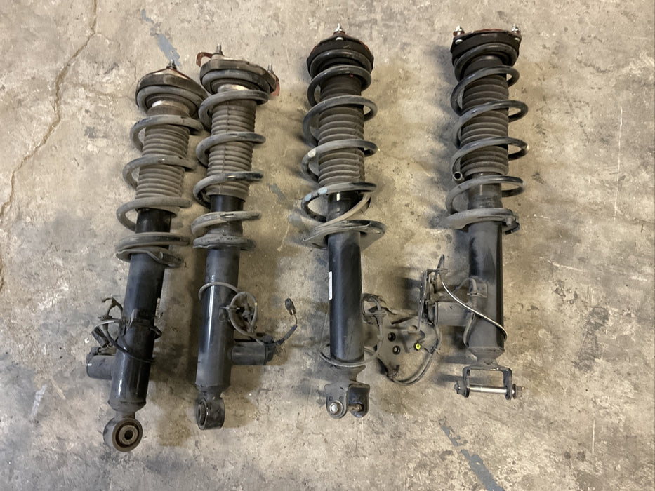 2017 INFINITI Q50 RED SPORT FRONT REAR RIGHT LEFT STRUT SHOCK ABSORBER OEM