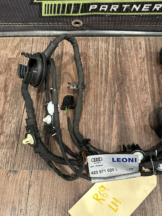 2012 AUDI R8 FRONT DRIVER LEFT DOOR WIRING HARNESS OEM 420 971 029