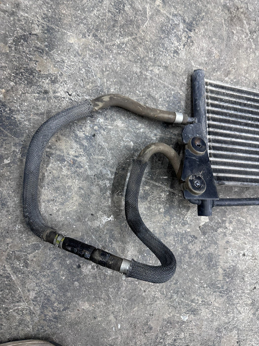 2017 NISSAN TITAN XD AC RADIATOR CONDENSER OEM *BENT BAR 3,10*