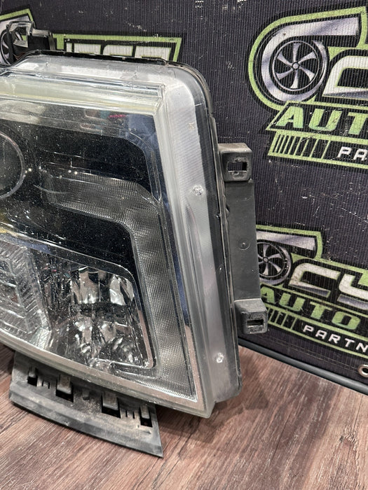 2017 NISSAN TITAN XD PASSENGER RIGHT LED HEADLIGHT OEM *INTERNAL STRESS CRACKS*