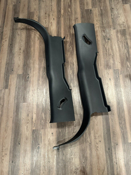 2017-2022 FORD F350 F450 PLATINUM REAR LEFT & RIGHT LOWER C PILLAR TRIM SET OEM