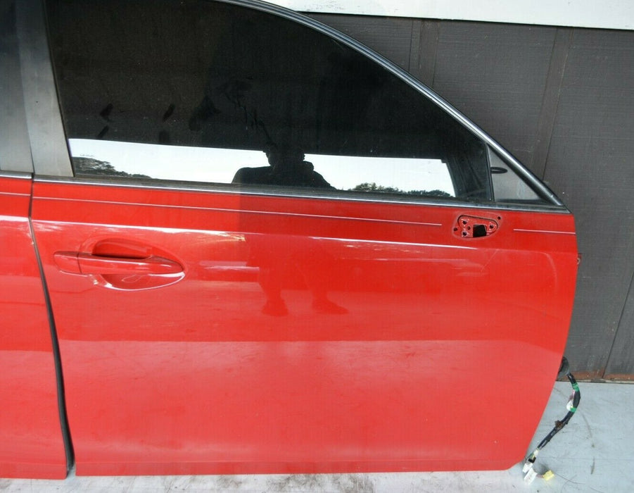 2014 LEXUS CT200H F-SPORT PASSENGER DOOR SHELL FRONT RIGHT RED OEM 2011-2017