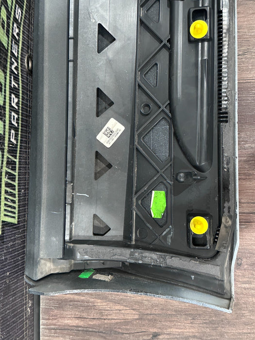 2020 AUDI RS Q8 REAR RIGHT LOWER DOOR MOLDING CARBON FIBER TRIM OEM 4M8 853 970