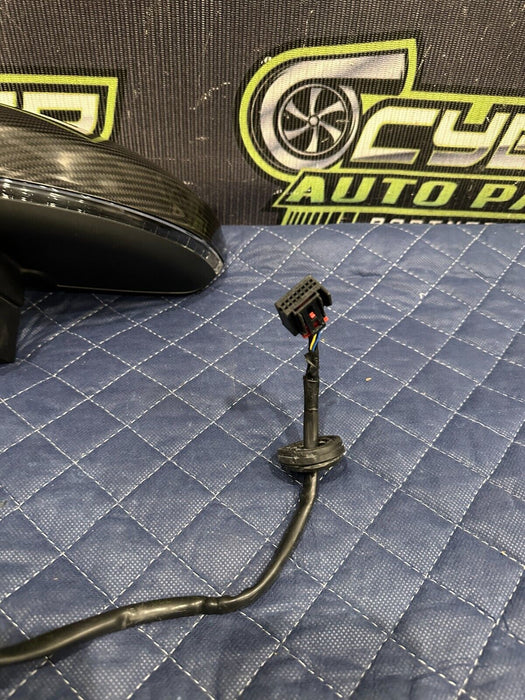 2017-18 AUDI R8 PLUS FRONT LEFT DRIVER DOOR MIRROR ~CARBON FIBER~