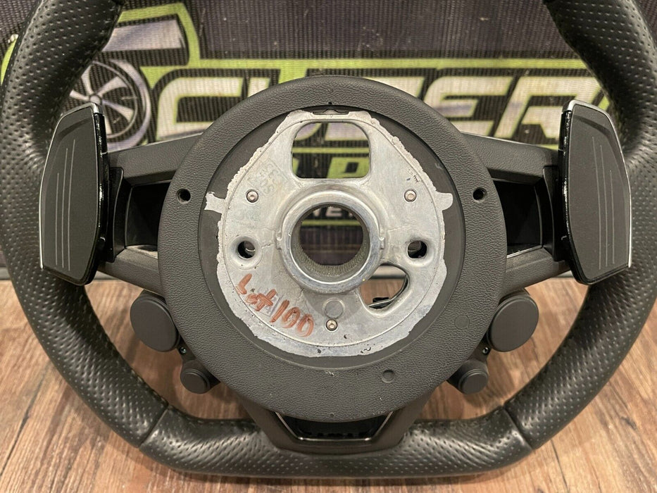 2017 2018 AUDI R8 PLUS STEERING WHEEL ASSEMBLY OEM GENUINE 20K MILES