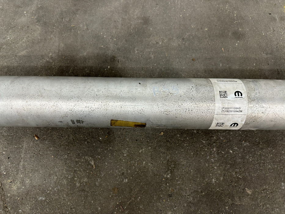 2022 DODGE RAM TRX 1500 ALUMINUM DRIVE SHAFT OEM *BENT #8/OUT OF BALANCE*