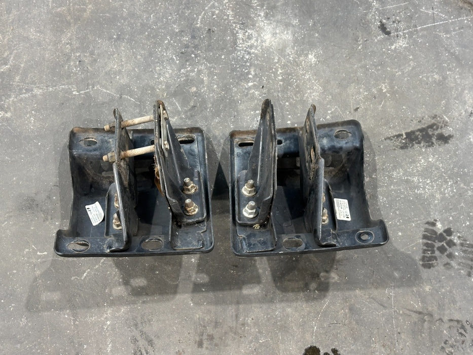 2015 DODGE RAM 2500 LEFT RIGHT TOW HOOK BRACKET PAIR OEM 68196252AB 68196253AB