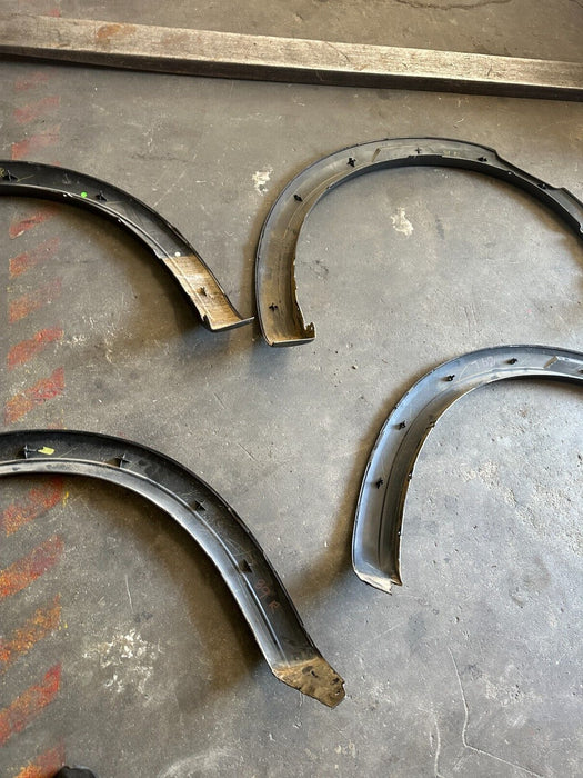 2016 2019 NISSAN TITAN XD PRO-4X FRONT & REAR FENDER FLARE SET OEM 63810 EZ40A