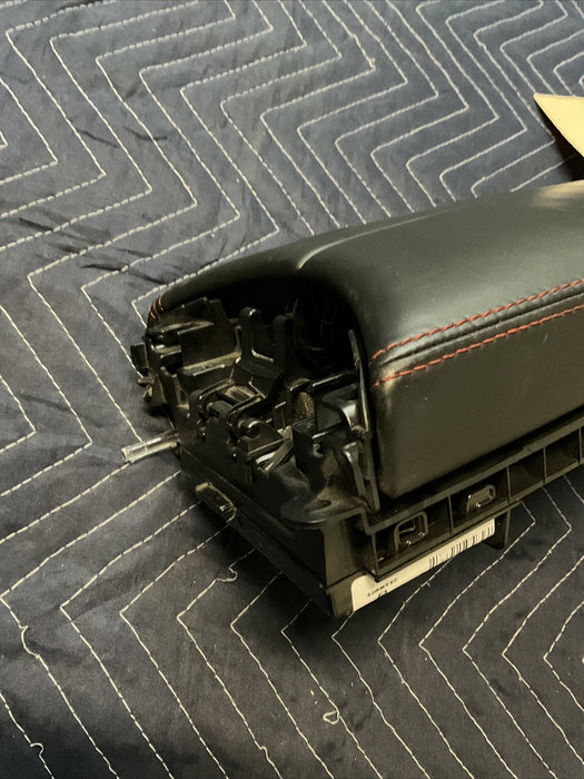2017 MERCEDES C63S AMG COUPE CENTER CONSOLE ARM REST WITH RED STITCHES