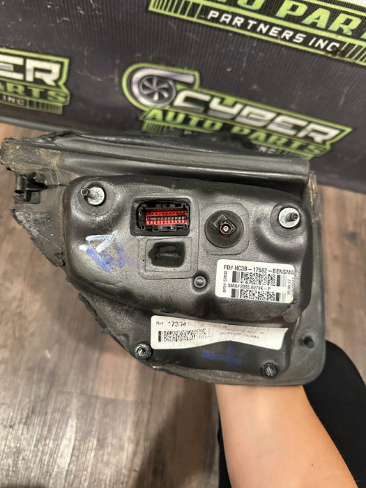 2017-2022 FORD F250 F350 F450 PASSENGER RIGHT TOW MIRROR BLISS OEM ~FIRE DAMAGE~