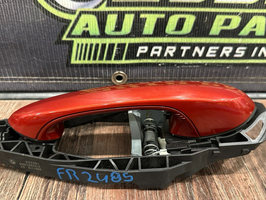 2020 BMW M8 COMP FRONT PASSENGER RIGHT DOOR HANDLE OEM MOTEGI RED METALLIC - C3K