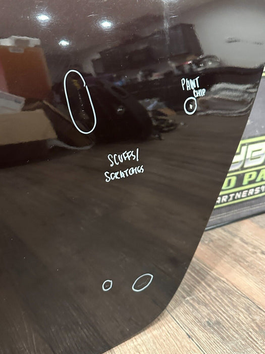 2010 NISSAN 370Z DRIVER LEFT DOOR SHELL BLACK CHEERY (NAG) OEM *READ DESC/FLAWS*