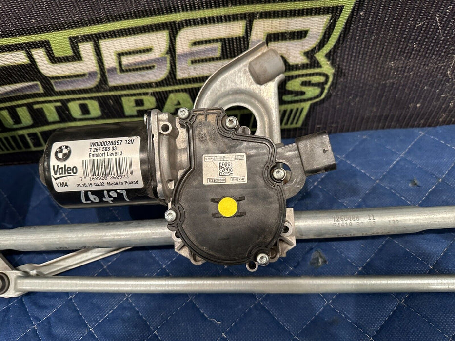 2015-2020 BMW M4 F82 FRONT WINDSHIELD WIPER MOTOR OEM 7 267 503 03