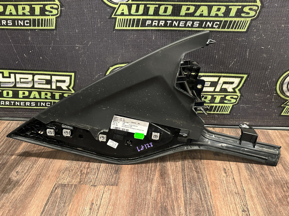 2017 AUDI R8 LEFT CONSOLE DASH KNEE PANEL TRIM OEM 4S1 858 970