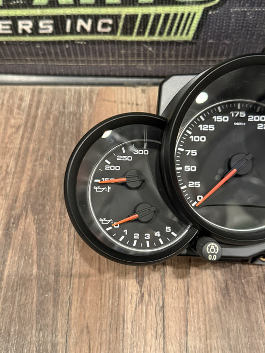 2014 PORSCHE 911 TURBO S 991 INSTRUMENT CLUSTER SPEEDOMETER OEM