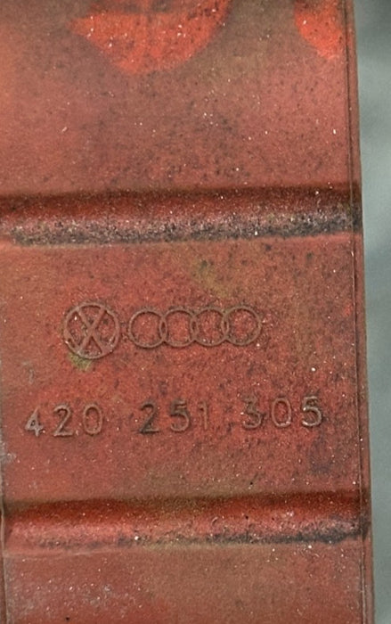 2014 AUDI R8 REAR MUFFLER EXHAUST SYSTEM HANGER BRACKETS (4) 420 251 305