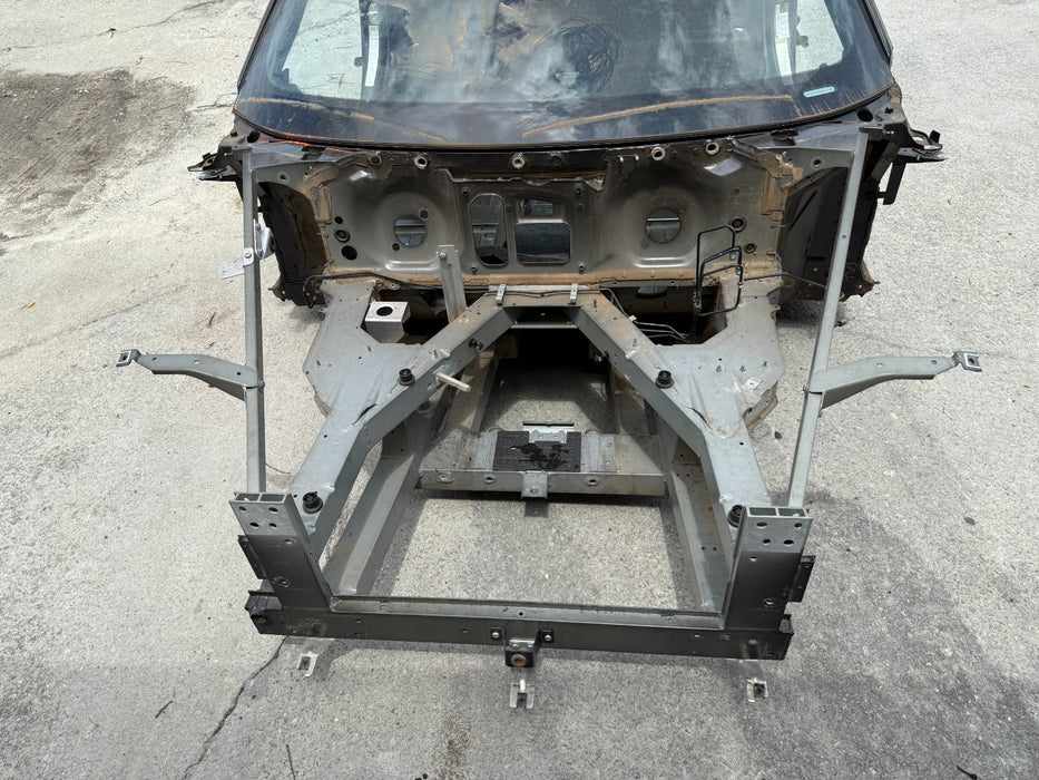 2014 AUDI R8 V10 PLUS SHELL CHASSIS FRAME ASSEMBLY SKELETON ROOF GLASS OEM