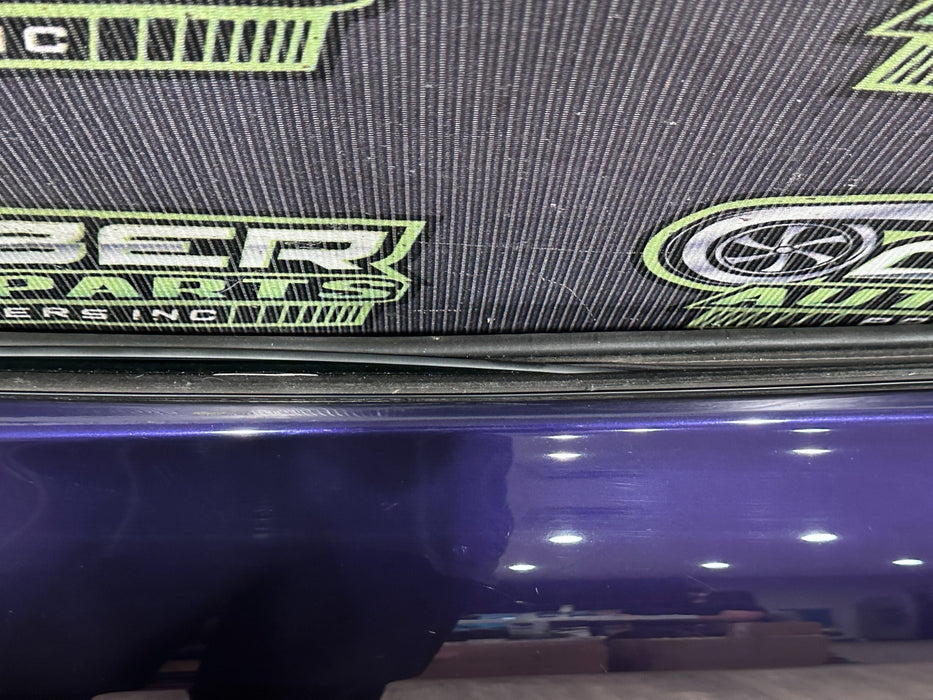 2014 AUDI R8 SPYDER RIGHT PURPLE DOOR SHELL W WINDOW OEM *FLAWS/READ*