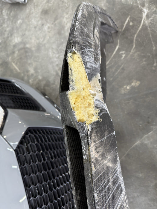 2015-2019 LAMBORGHINI HURACAN LP610 VORSTEINER Carbon FIBER LIP SPLITTER *DAMAGE