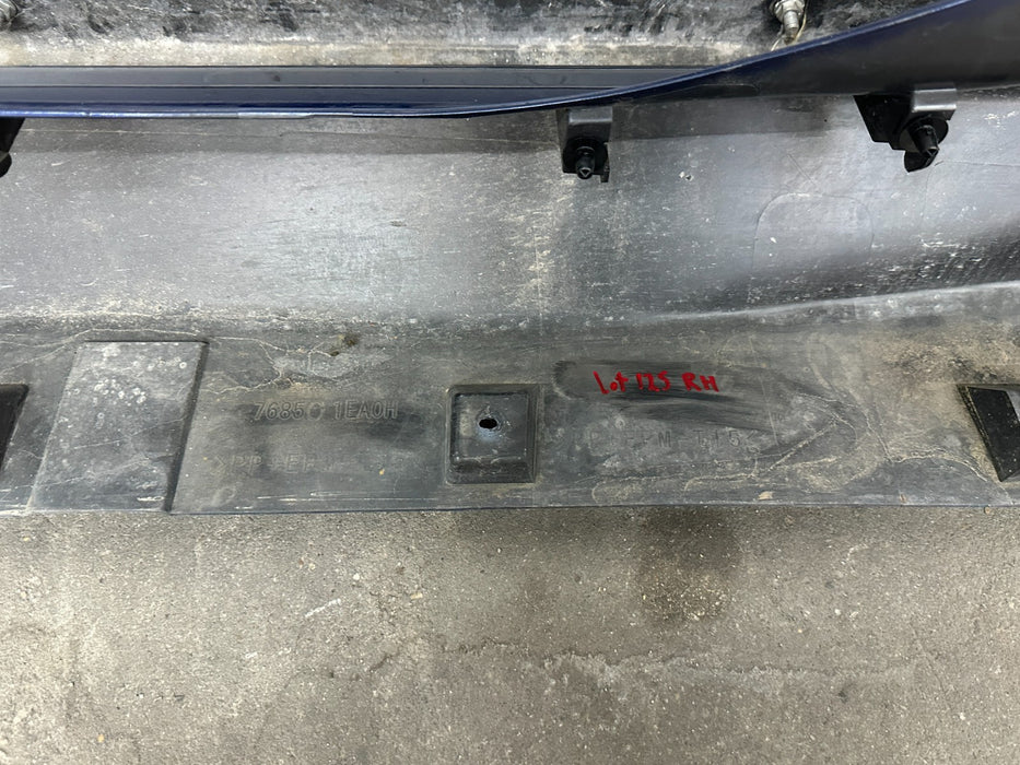 2013 NISSAN 370Z SPORT CONVERTIBLE RIGHT SIDE SKIRT MIDNIGHT BLUE OEM *WEAR 4,6*