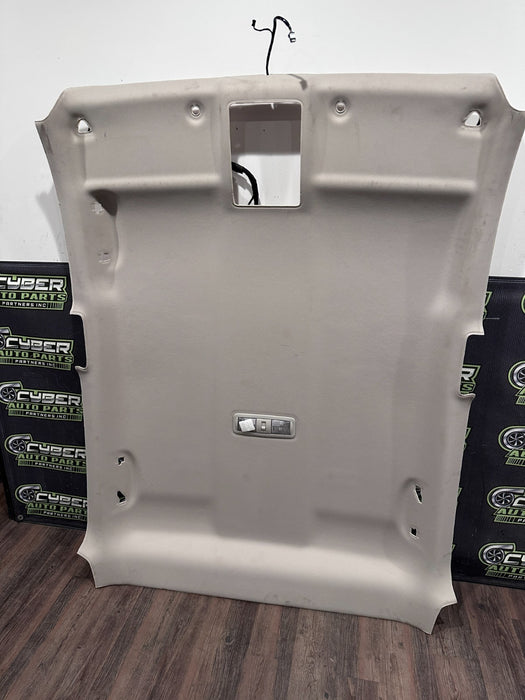 2017 NISSAN TITAN XD RESERVE TAN ROOF HEADLINER OEM