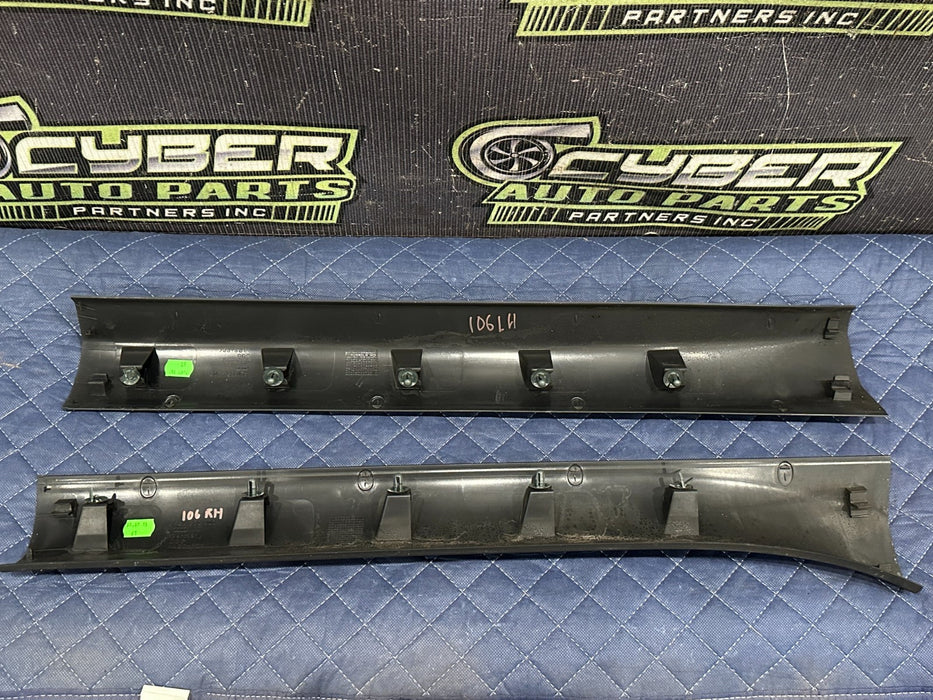 2014 AUDI R8 OEM LEFT RIGHT INNER DOOR SILL SCUFF PLATE COVER TRIM 420 853 906