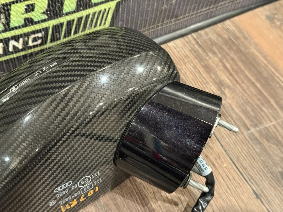 2014 AUDI R8 PLUS CARBON FIBER RIGHT PASSENGER DOOR MIRROR OEM GENUINE