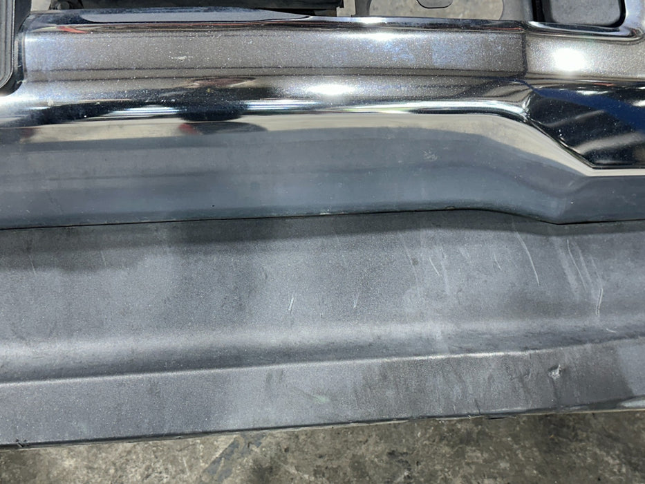 2017-2019 FORD F250 F350 FRONT CHROME BUMPER OEM *DENT/NO ADAPTIVE MODULE*