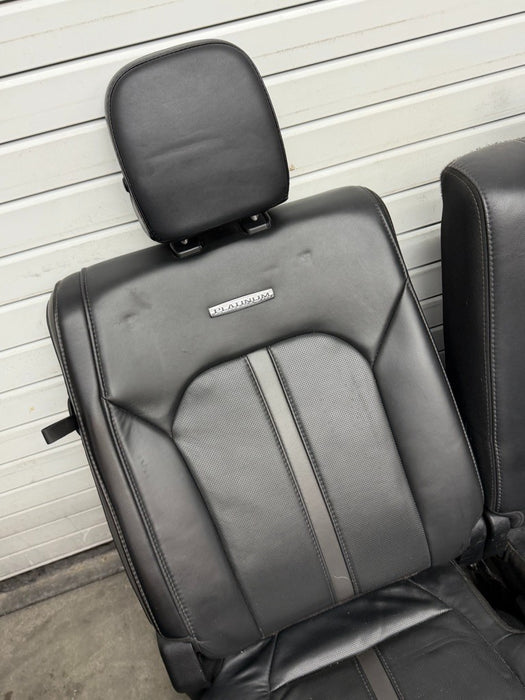 2017 2018 2019 FORD F250 F350 F450 PLATINUM INTERIOR SEATS CENTER CONSOLE PANELS