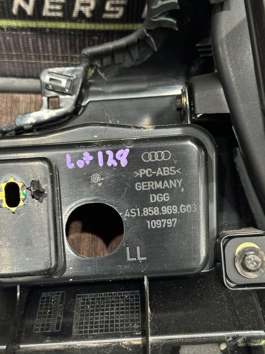 2017 AUDI R8 LEFT DASH DASHBOARD TRIM OEM 4S1 858 969
