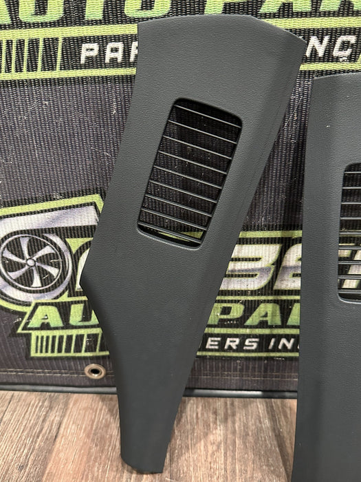 2017 AUDI R8 LEFT RIGHT DASH DASHBOARD END CAPS OEM