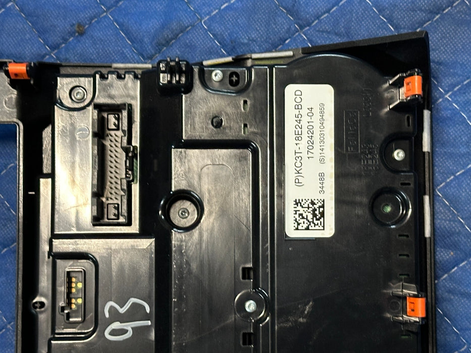 2017-2019 FORD F250 F350 PLATINUM CENTER DASH RADIO/HVAC CONTROL BEZEL OEM
