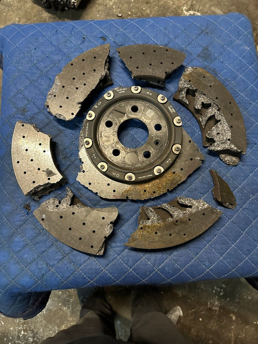 2017 2018 AUDI R8 CARBON CERAMIC ROTOR OEM GENUINE *DAMAGED*