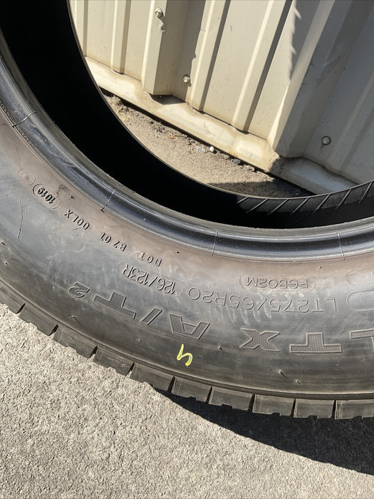 MICHELIN LTX A/T2 LT275/65R20 126/123R TIRE (MANUFACTURE DATE:1019)