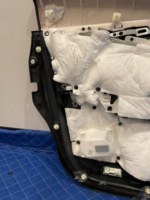 2017 INFINITI Q50 RED SPORT FRONT PASSENGER RIGHT DOOR PANEL ASSEMBLY OEM