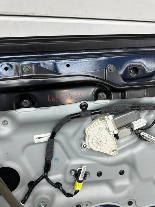 2013 NISSAN 370Z LEFT DOOR SHELL MIDNIGHT BLUE OEM *WEAR 3,4* LOCAL PICKUP ONLY