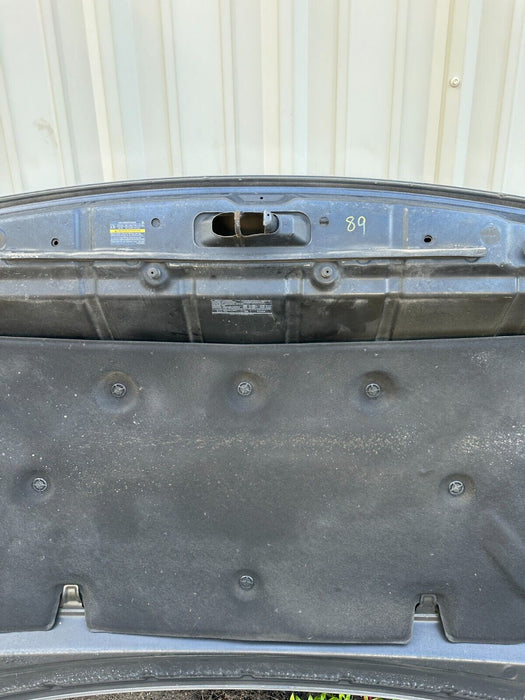 2016 Nissan Titan XD DIESEL GAS HOOD SHELL PANEL GUN METALLIC (KAD) OEM COMPLETE