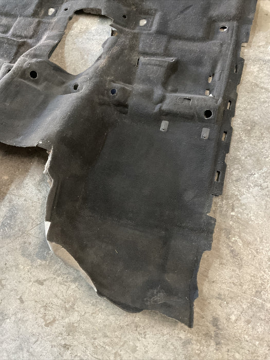2016 NISSAN TITAN XD CREW CAB FLOOR CARPET BLACK OEM