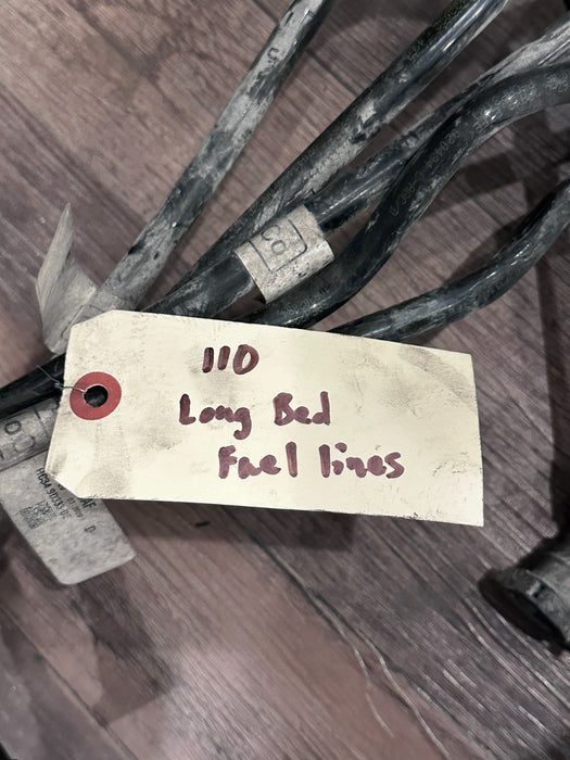 2020 FORD F450 LONG BED 6.7 DIESEL FUEL LINES HOSE TUBES (4PC) 48 GALLON OEM