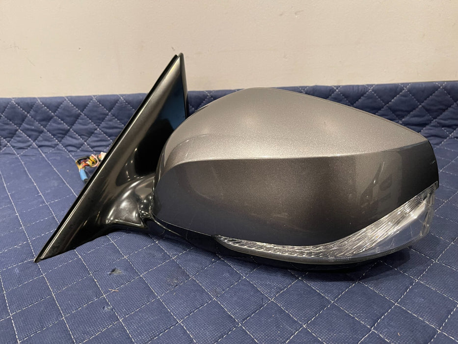 2017 INFINITI Q50 RED SPORT DRIVER LEFT DOOR MIRROR W/ CAMERA (PAINT CODE KAD)