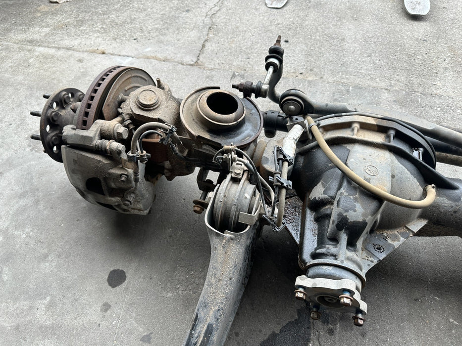 2017 RAM 3500 DUALLY DRW FRONT AXLE 4X4 3.73 COMPLETE ASSEMBLY OEM 134K MILES